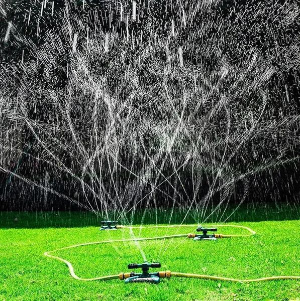 Умная система полива NEW автоматический для газонов на 360 градусов Lawn Sprinkler LAS360 фото