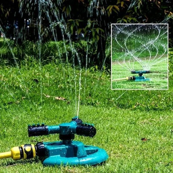 Умная система полива NEW автоматический для газонов на 360 градусов Lawn Sprinkler LAS360 фото