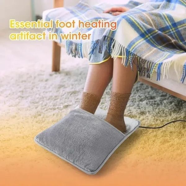Портативная фланелевая грелка для ног с электрическим подогревом Foot warmer XL-997 Коврик с USB подогревом XL997 фото
