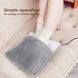 Портативная фланелевая грелка для ног с электрическим подогревом Foot warmer XL-997 Коврик с USB подогревом XL997 фото 4