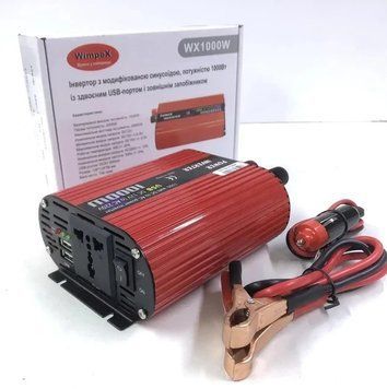 Автоінвертор перетворювач напруги Wimpex 12V-220 V WX-1000W WX1000 фото