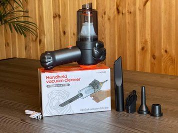 Автомобільний портативний бездротовий акумуляторний пилосос 2 in1 Vacuum cleaner ЧОРНИЙ LY-597 LY597 фото