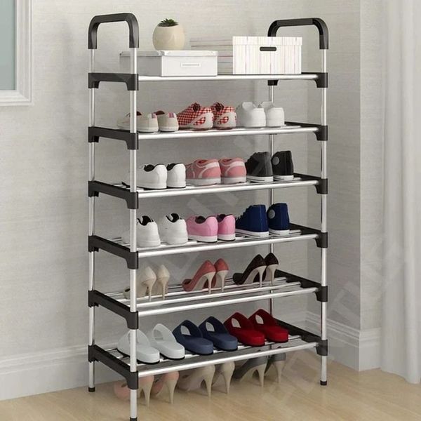 Полиця для взуття 6 секцій New shoe rack 56 х 28 х 113 см NSR66 фото