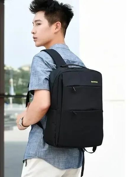 Универсальный комплект для ежедневного использования Backpack Black 3 в 1 Рюкзак Сумка Клатч Серый BAC31 фото