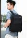 Универсальный комплект для ежедневного использования Backpack Black 3 в 1 Рюкзак Сумка Клатч Серый BAC31 фото 2