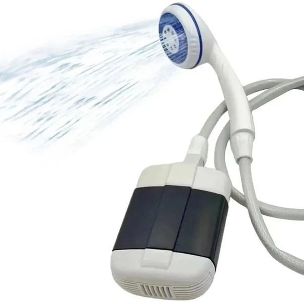 Душ портативный, кемпинговый с помпой на аккумуляторе USB Travel shower 2200 мАг UTS641 фото