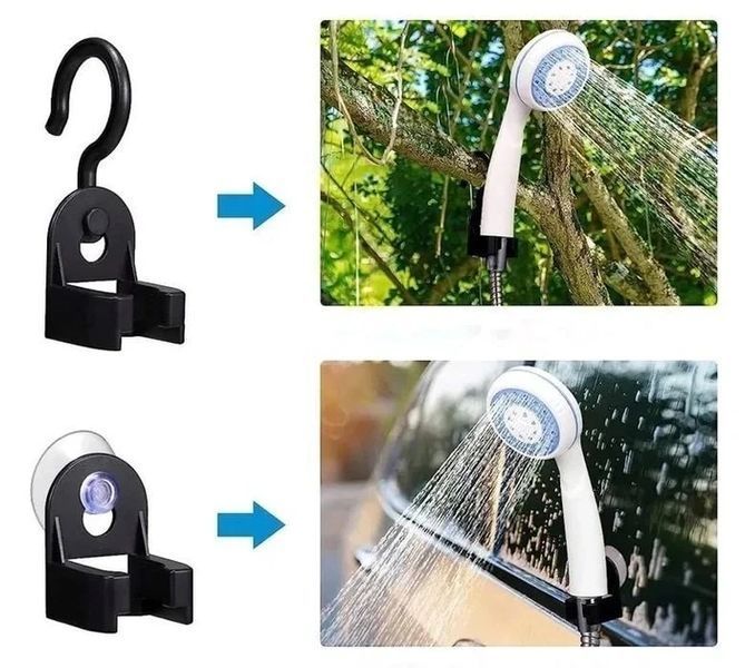 Душ портативный, кемпинговый с помпой на аккумуляторе USB Travel shower 2200 мАг UTS641 фото
