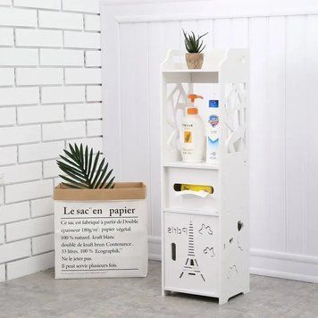 Полиця стелаж пластикова у ванні Етажерка стійка до вологи PK-02 (80cm*15cm*15cm) PK02 фото