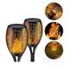 Водонепроникний ліхтар 52 см з ефектом полум'я Solar flame led light sensor activated LED525 фото 1
