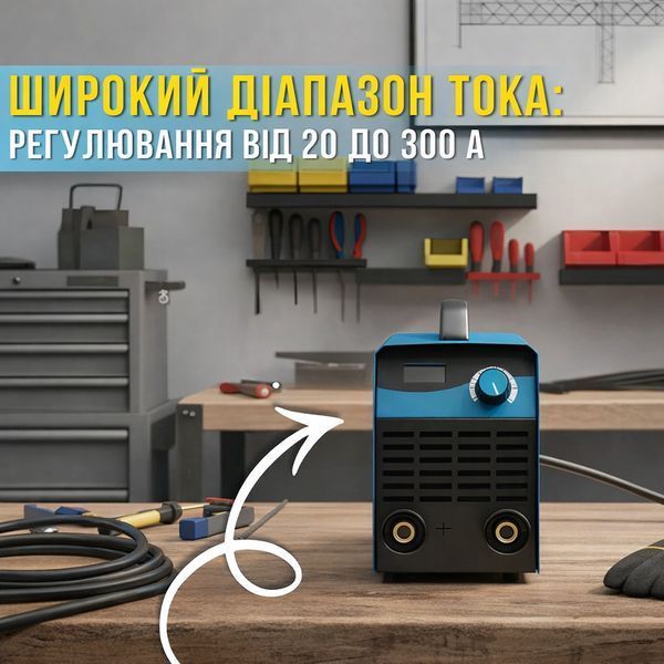 Инверторный сварочный аппарат&nbsp;с цифровым дисплеем Vollyx VOL-MM-300 220V MM300 фото