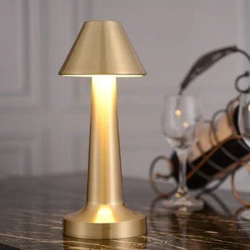 Настольная лампа металлическая с аккумулятором Table Lamp Настольная сенсорная LED лампа TL180 фото