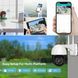 Уличная IP Wi-Fi PTZ-D4 камера Наблюдения Видеонаблюдения Купольная Поворотная IP66 бело-черная PTZD4 фото 2